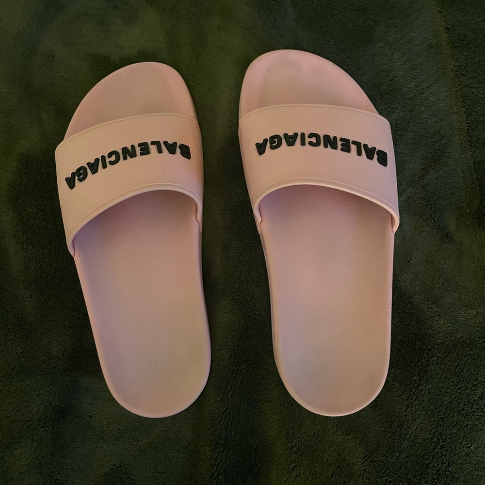 Balenciaga Pool Sandals Light Pink-Size 7